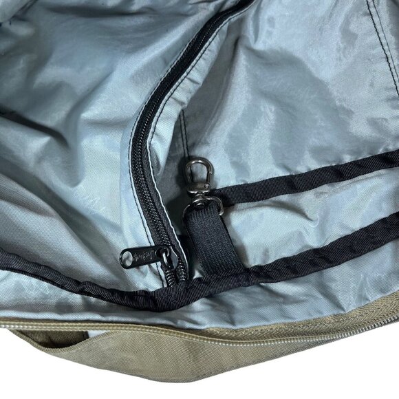 AmeriBag Healthy Back Bag Crossbody Sling Day Pack Khaki Green Adjustable Travel - Picture 13 of 16